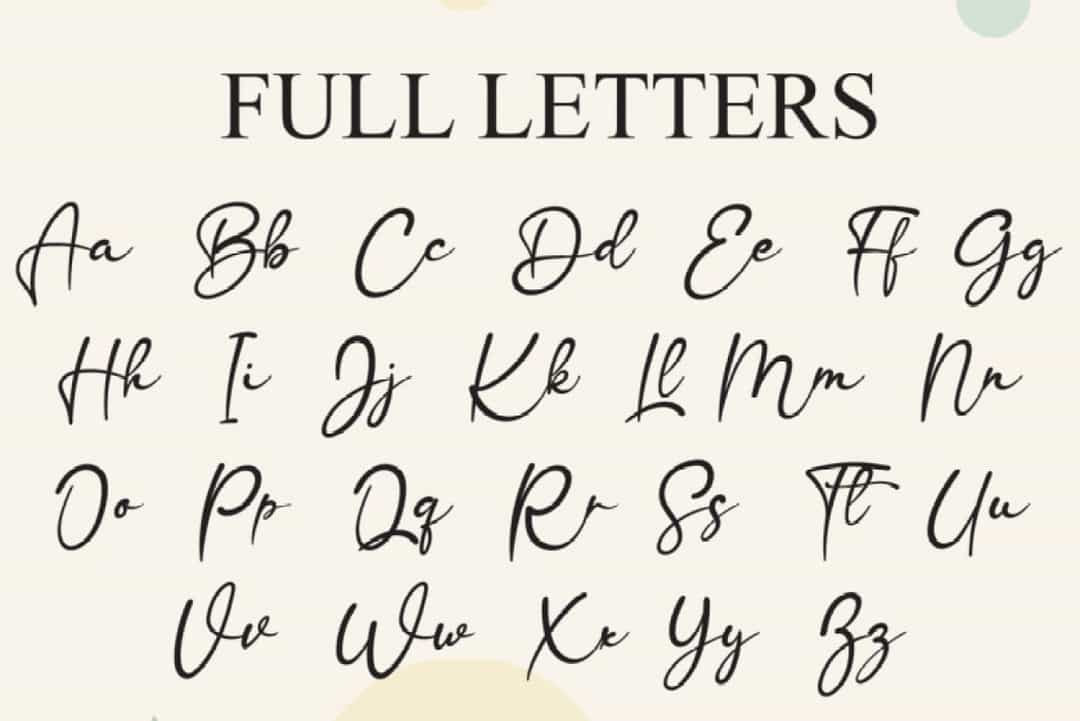 Romantic Hanimun Handwritten Script Font Image 3