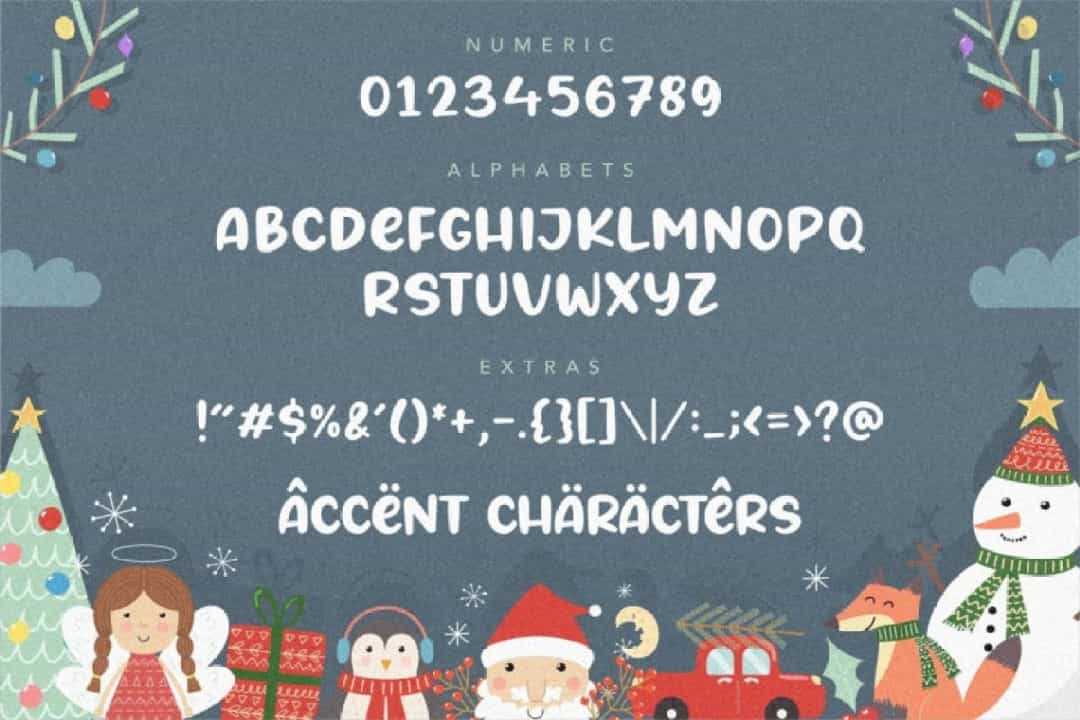 Angels Cookie Font Image 3