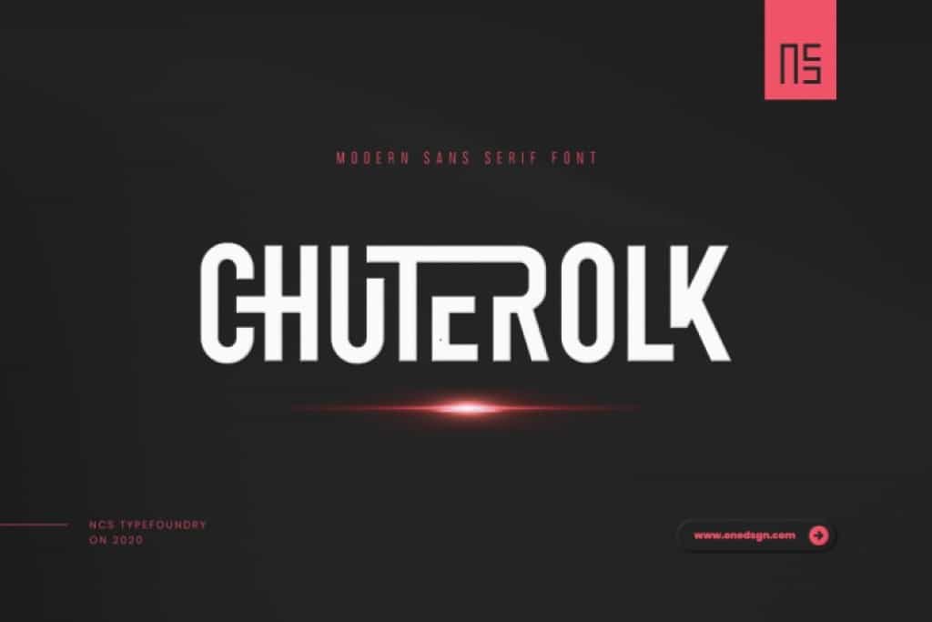 CHUTEROLK Sans Display Font Image 1