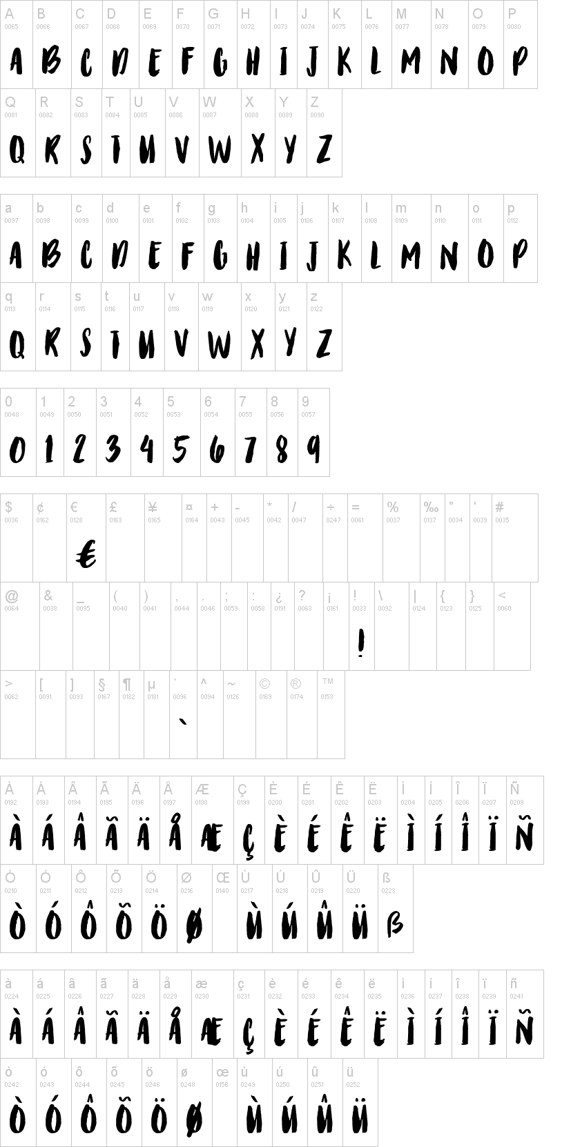 Watercolor Font Image 2