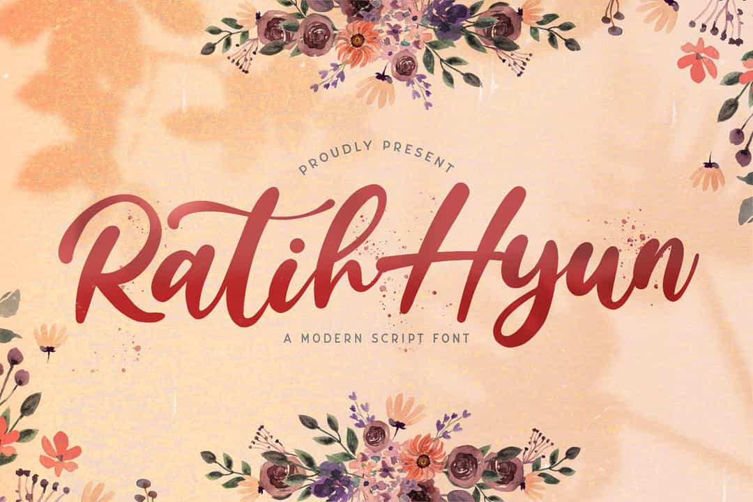 Ratih Hyun Lovely Calligraphy Font Image 1