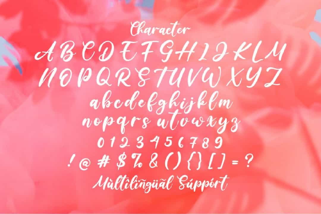Ratih Hyun Lovely Calligraphy Font Image 3