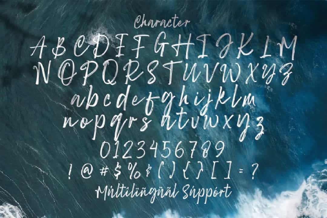 Sang Dewi Hand Brush Script Font Image 3