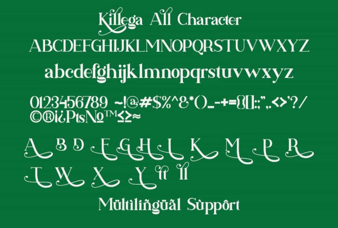 Killega Modern Serif Typeface Image 3