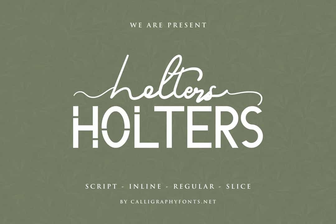 Holters Font Duo Image 1