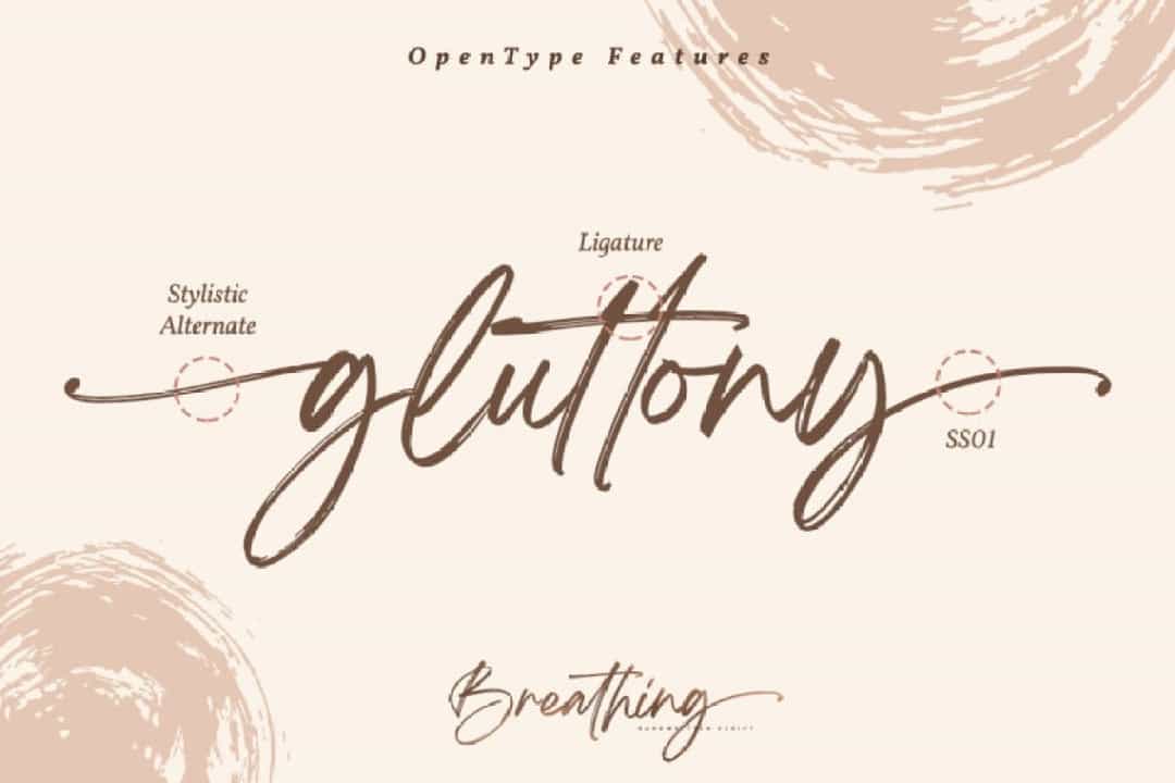 Breathing Font Image 2