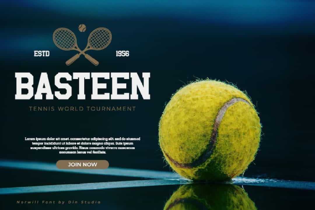 Norwill Classic Sport Display Font Image 2