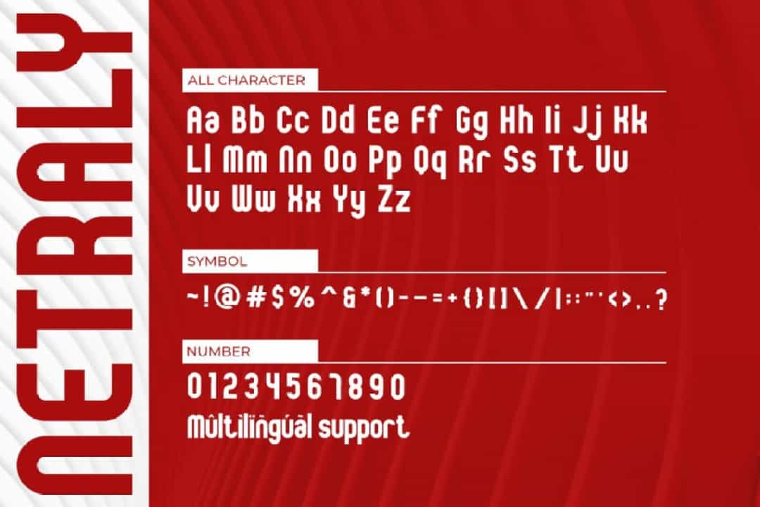 Netraly Modern Sans Serif Font Image 3