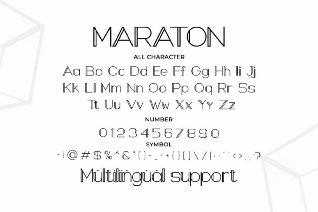 Maraton Modern Sans Display Font Image 3