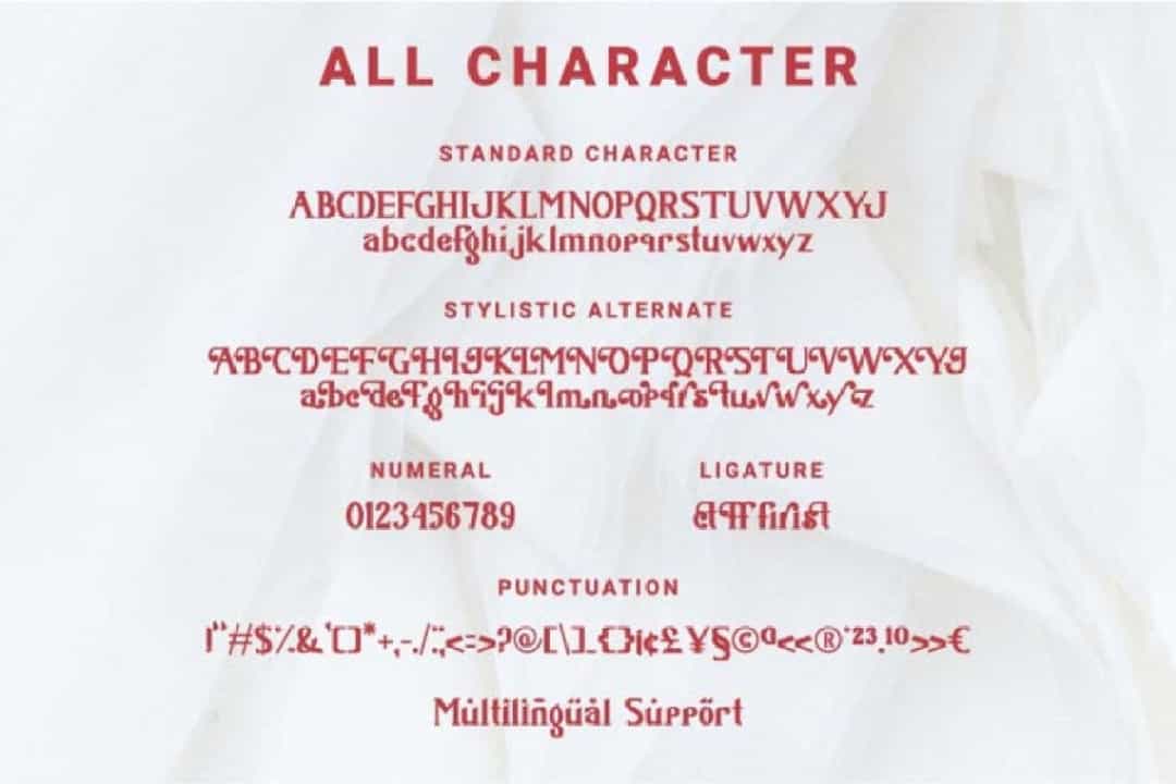 Gangsoka Classy Serif Font Image 3