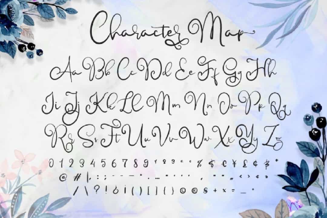 Childish Calligraphy Script Font Image 3