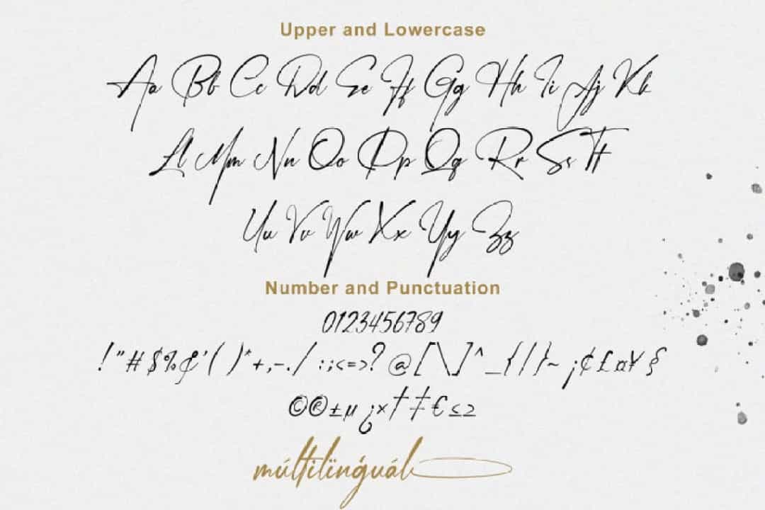 Janelotus Font Image 3