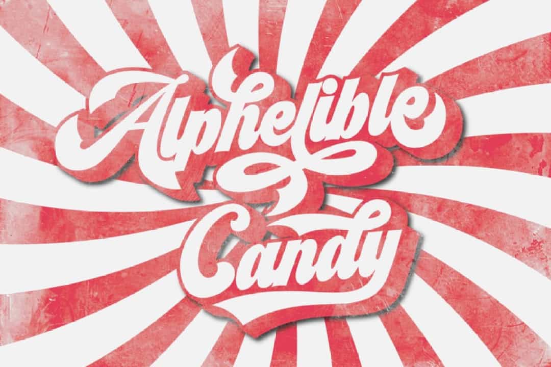 Synchro Retro Bold Script Font Image 2