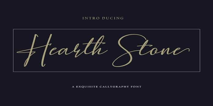 Hearth Stone Font Image 1