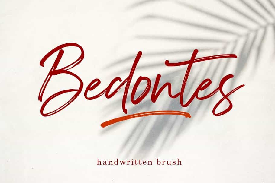 Bedontes Handwritten Brush Font Image 1