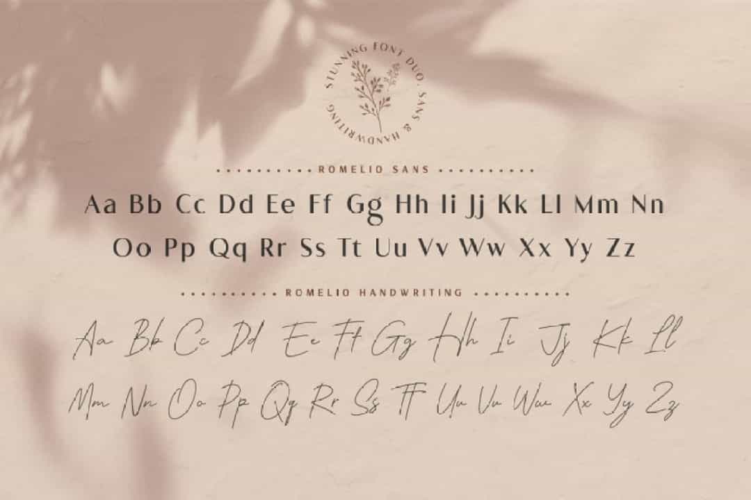 Romelio Classy Sans Serif Font Image 3