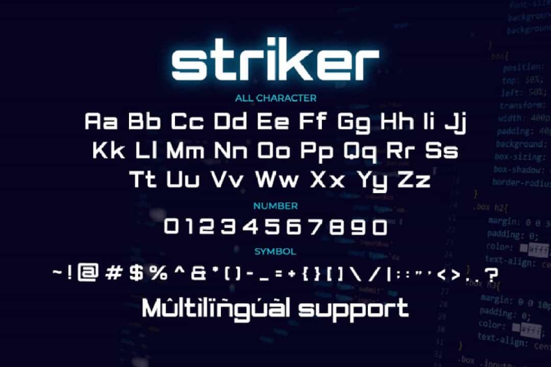 Striker Modern Sans Display Font Image 3