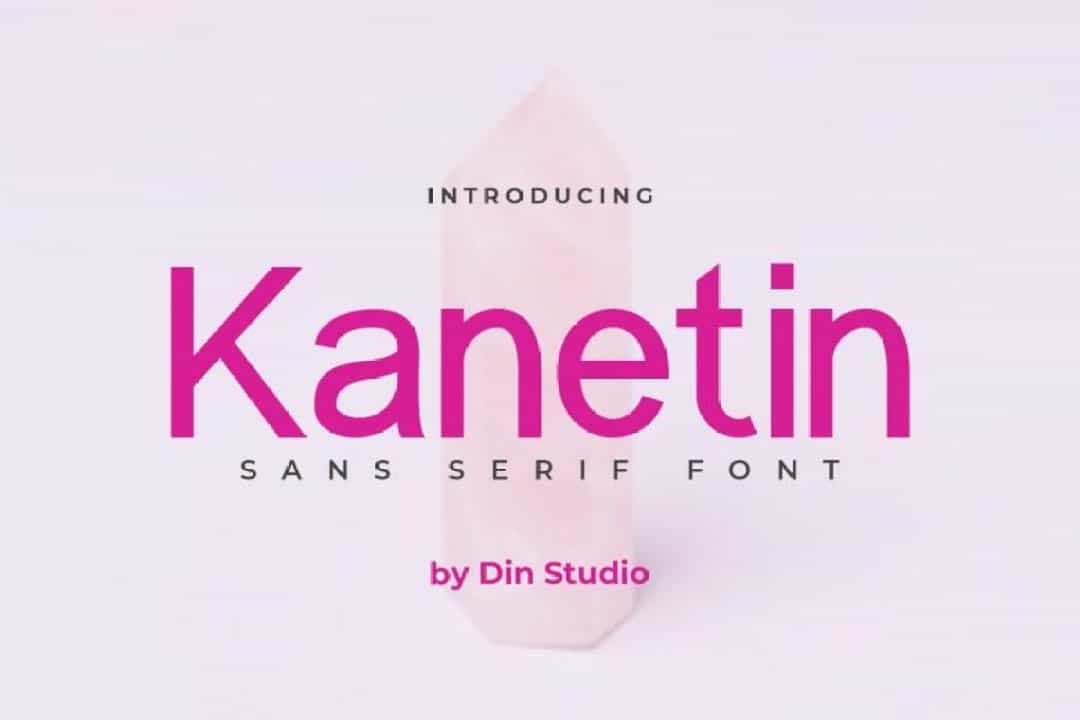 Kanetin Beautiful Sans Serif Font Image 1