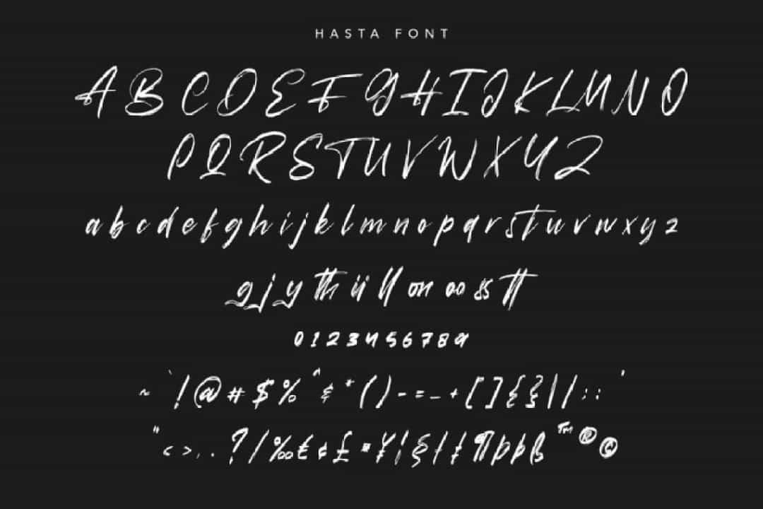 Hasta Font Image 3