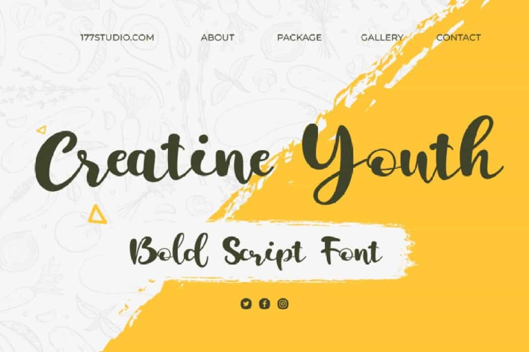 Creatine Youth Font Image 1