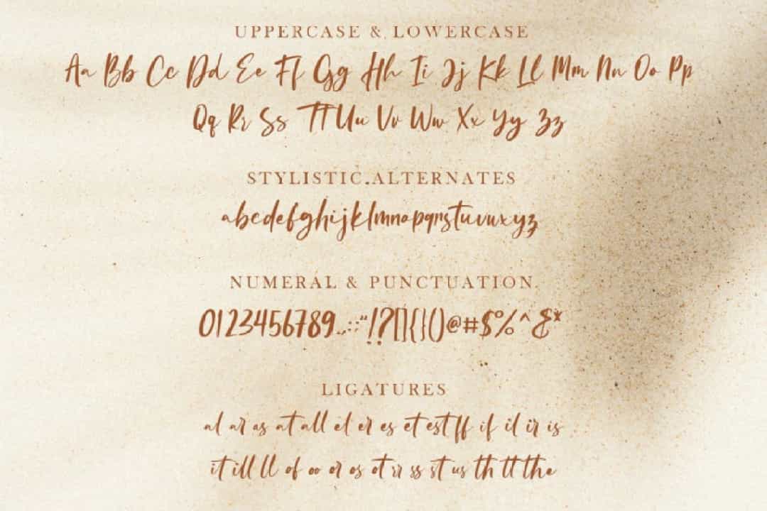 Oliver Blush Font Image 3