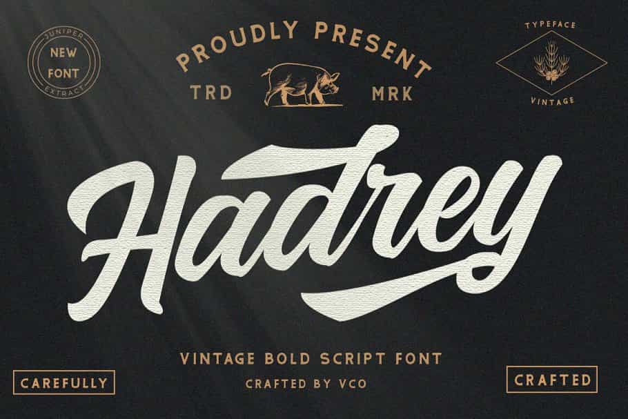 Hadrey Font Image 1