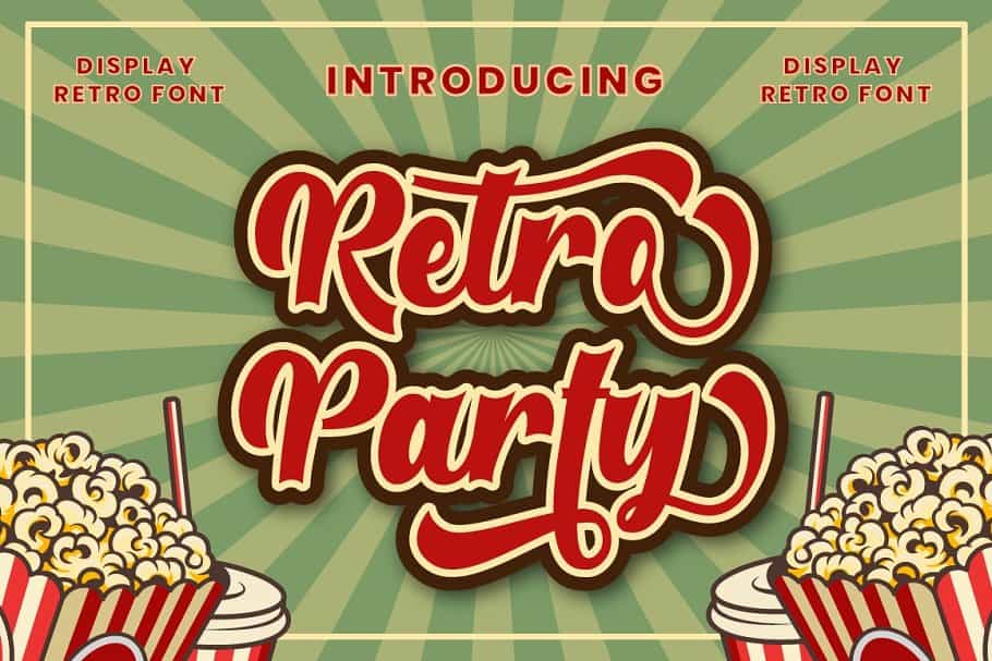 Retro Party Font Image 1