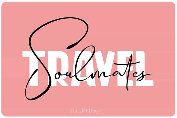Travel Soulmates Font Duo Image 1