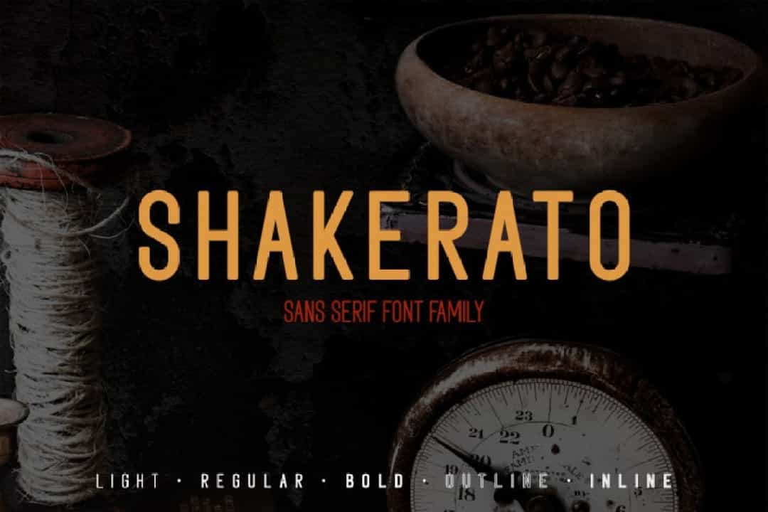 Shakerato Font Image 1