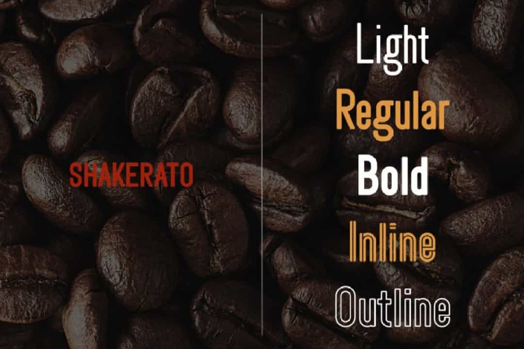 Shakerato Font Image 3