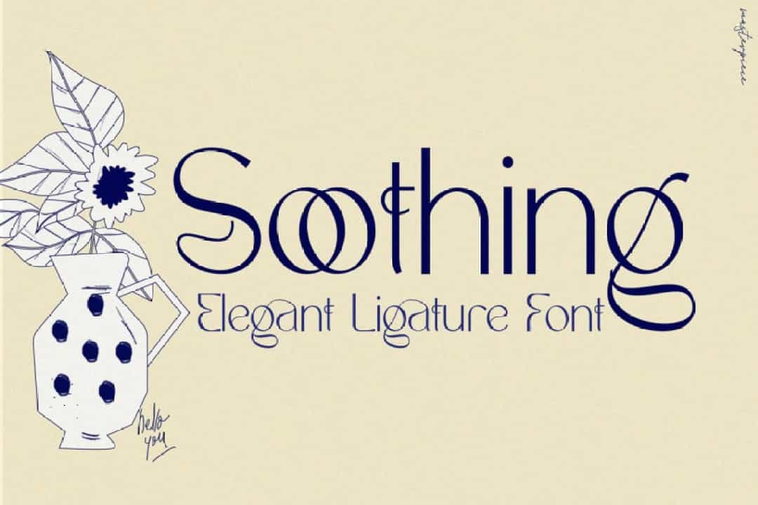 Soothing Font Image 1