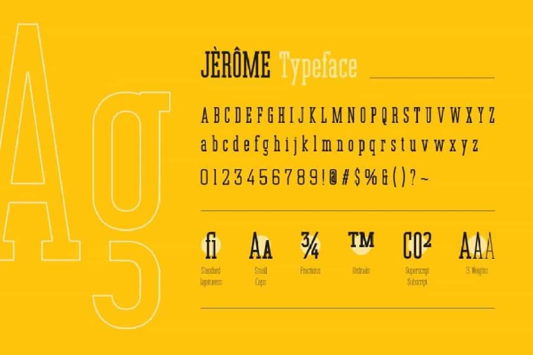 Jerome Typeface Image 3