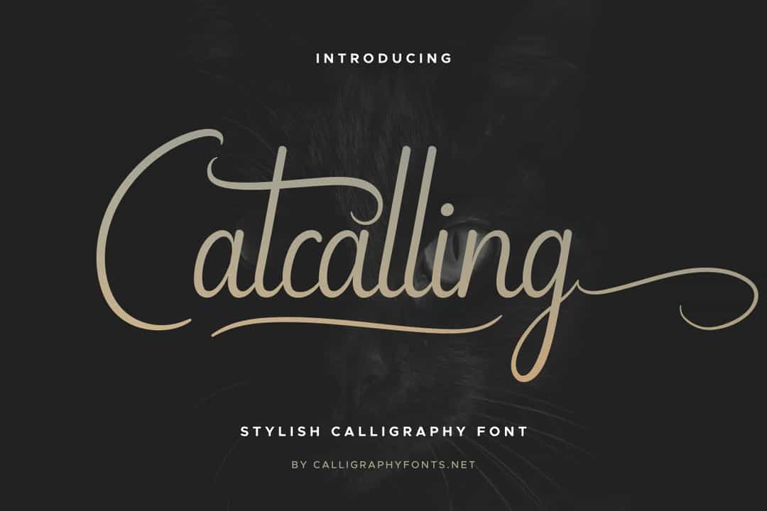 Catcalling Font Image 1