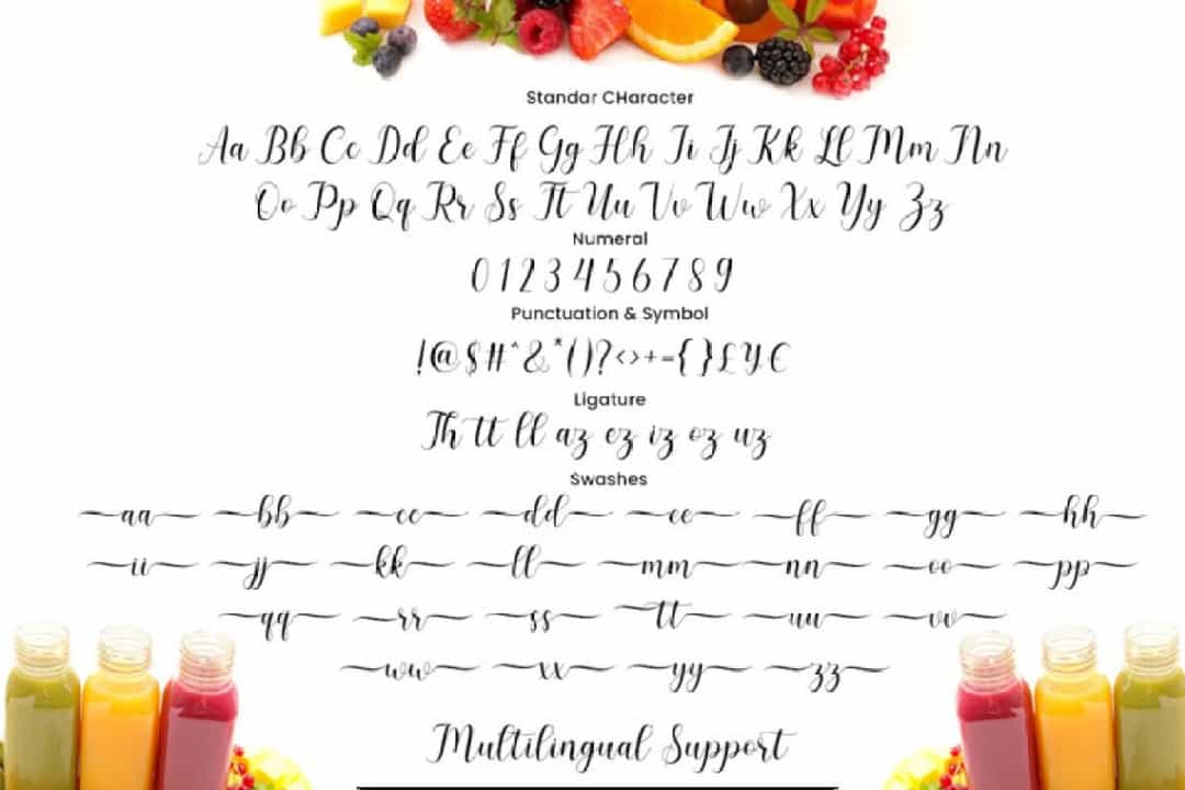Smoothie Font Image 3