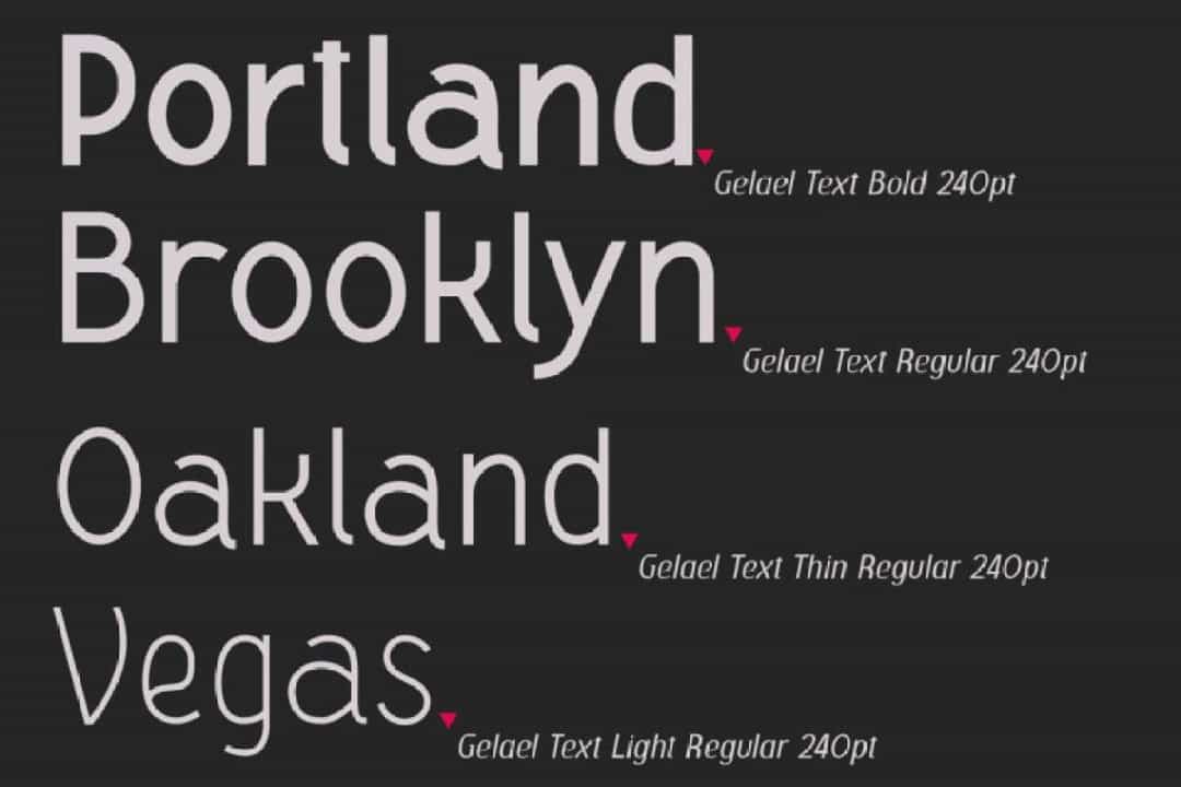 Gelael Font Image 3
