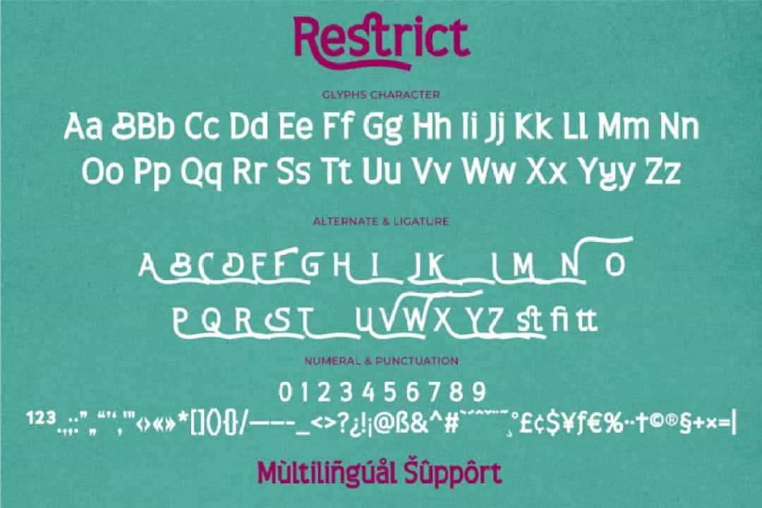 Restrict Font Image 3