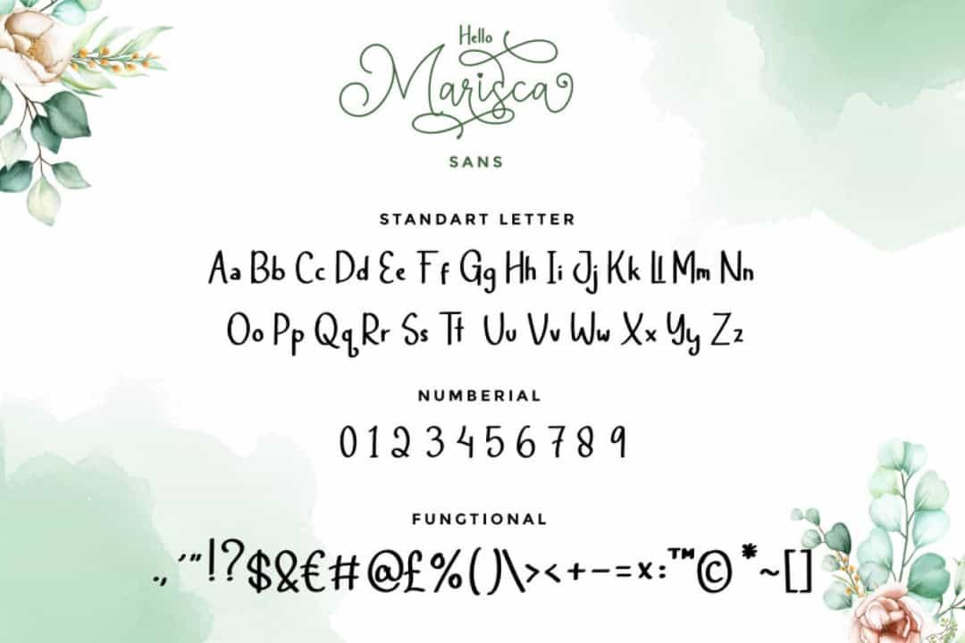 Hello Marisca Font Duo Image 3