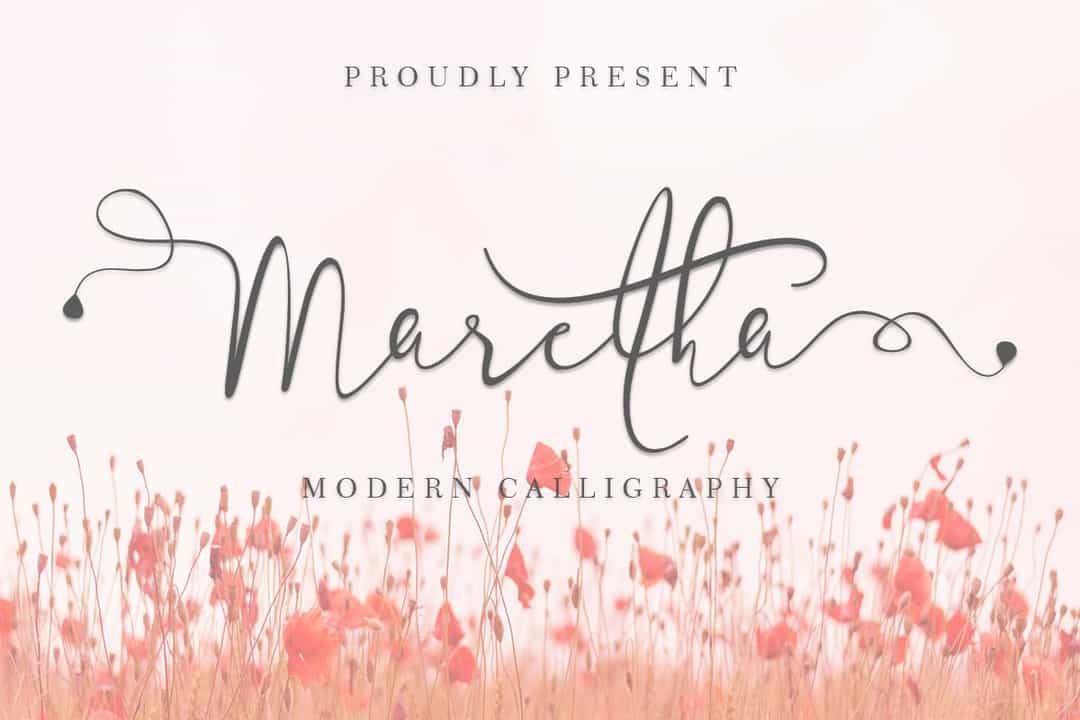 Maretha Font Image 1