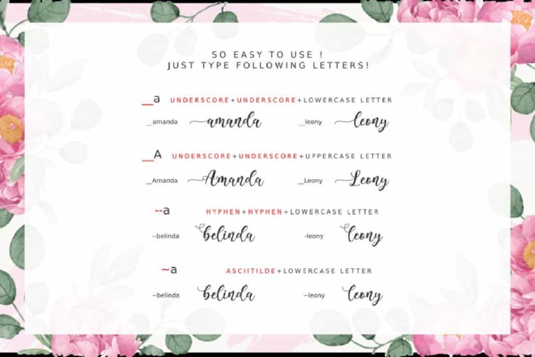 Bealy Beyla Font Image 3