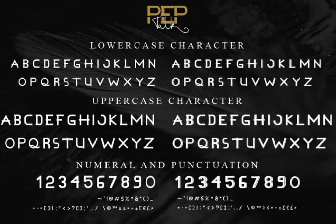 Pep Talk Font Duo Image 2