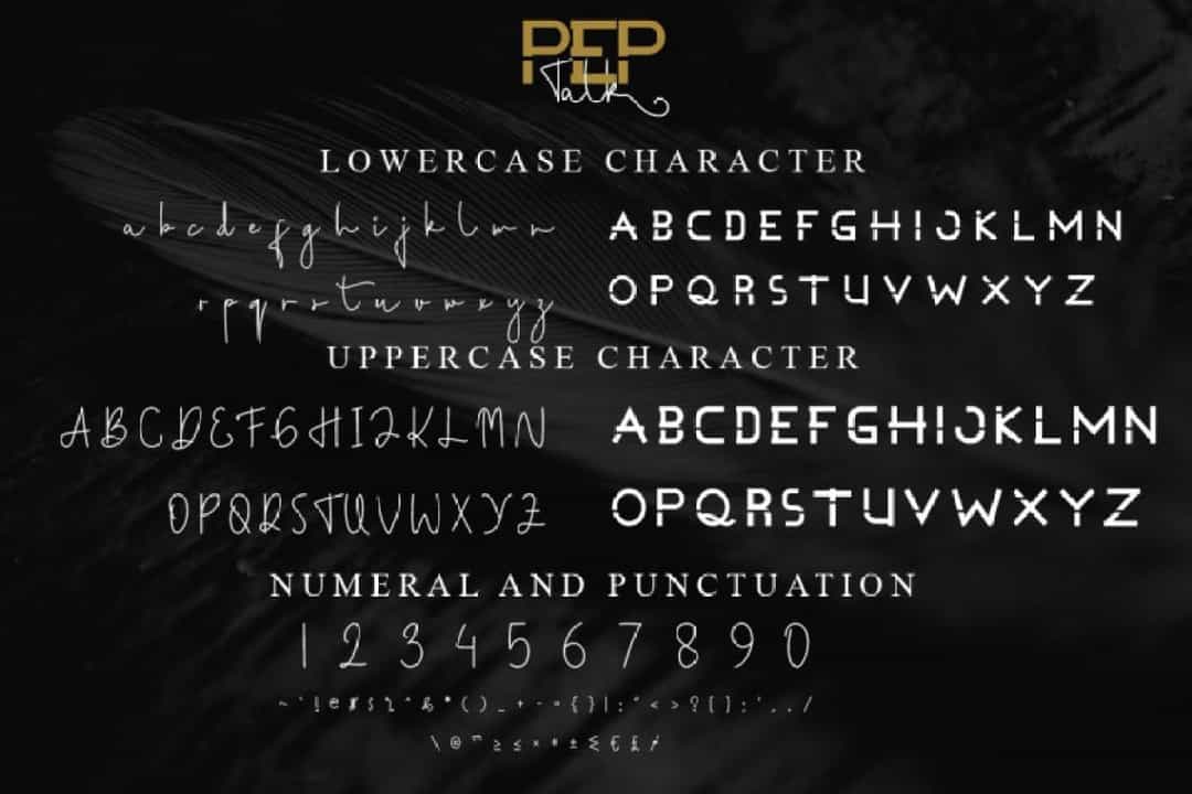 Pep Talk Font Duo Image 3