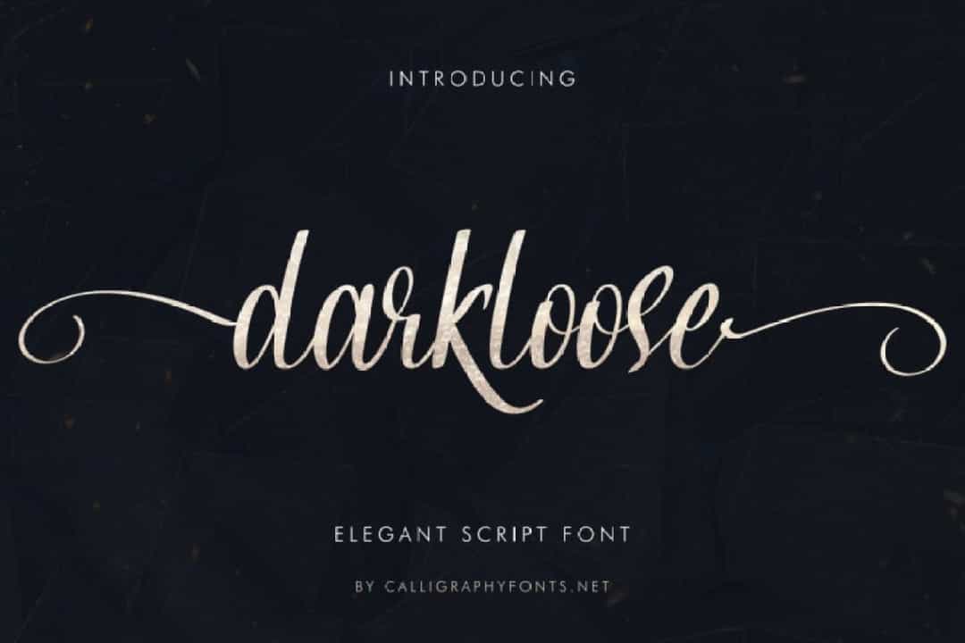Darkloose Font Image 1