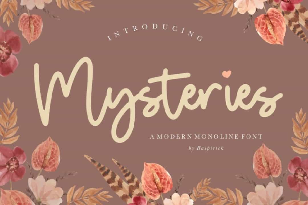 Mysteries Font Image 1