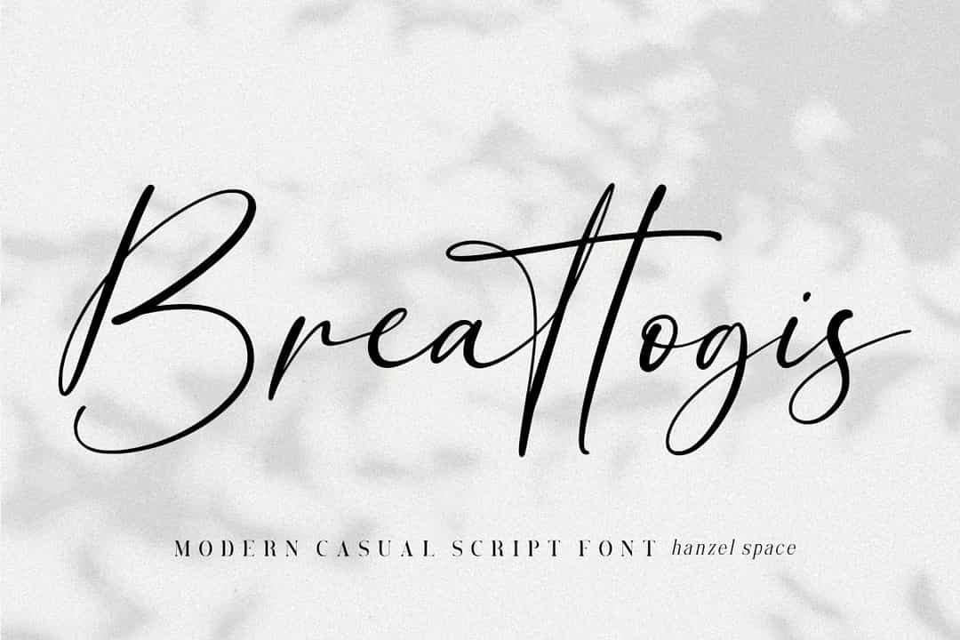 Breattogis Font Image 1