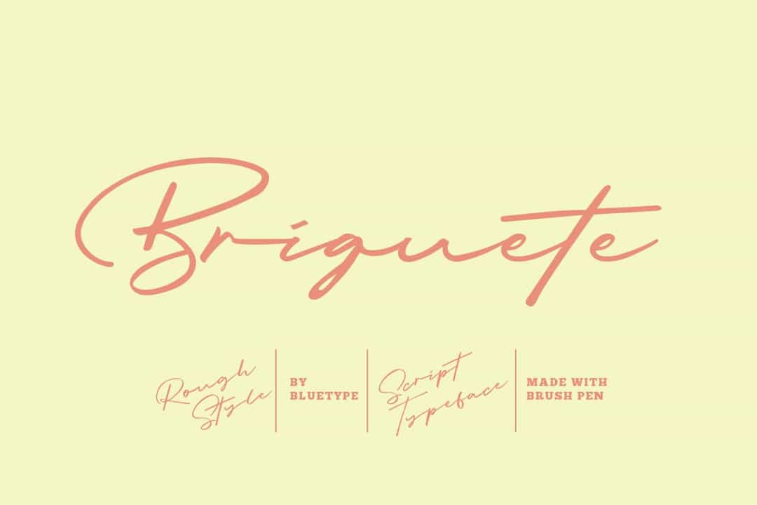 Briquete Font Image 1