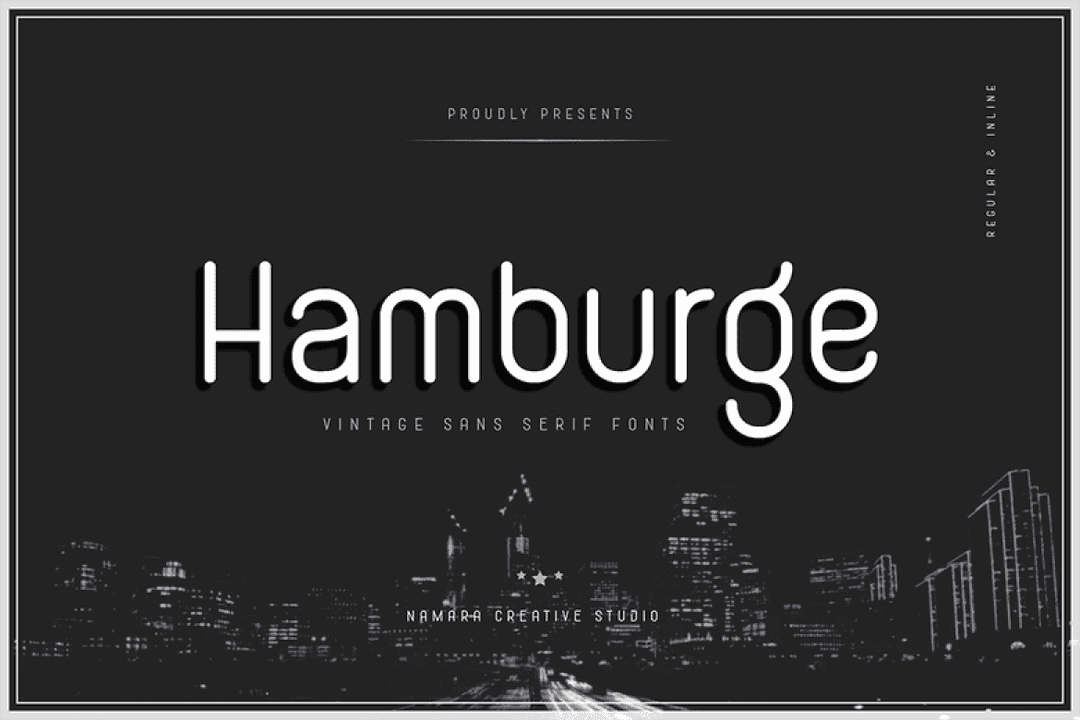 Hamburge Font Image 1