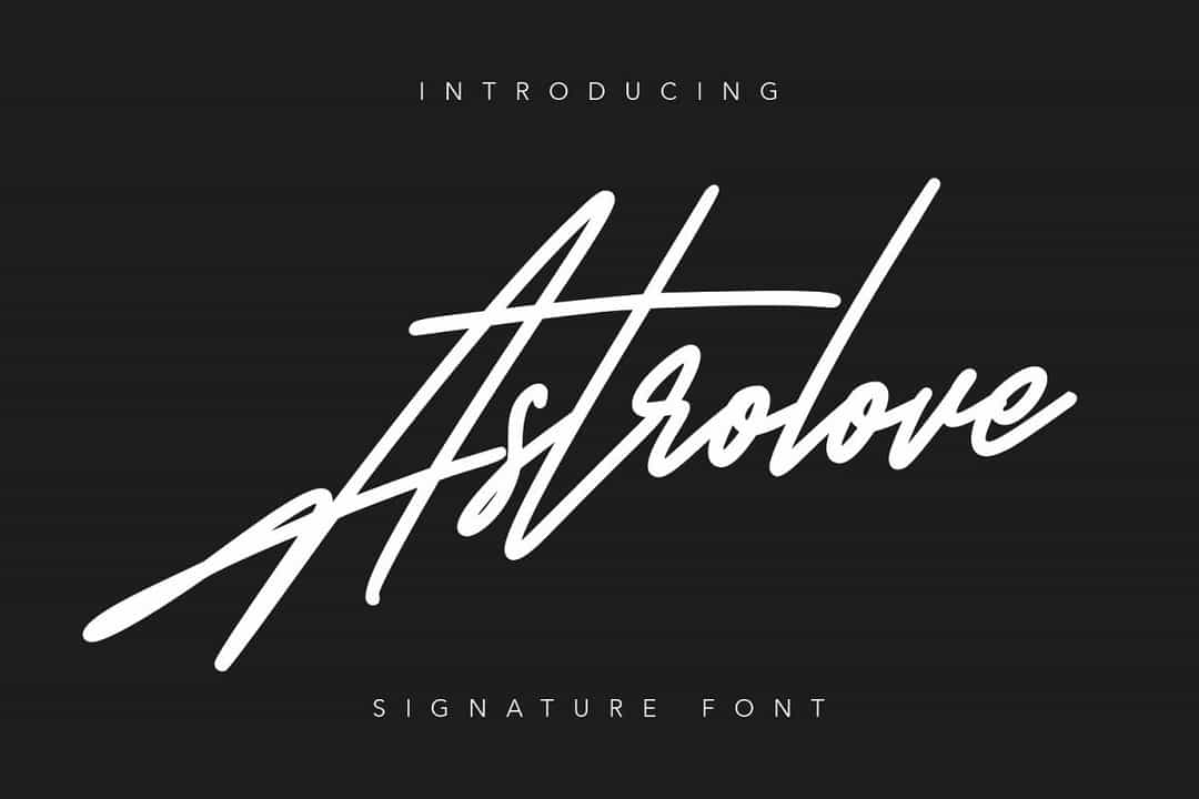 Astrolove Font Image 1