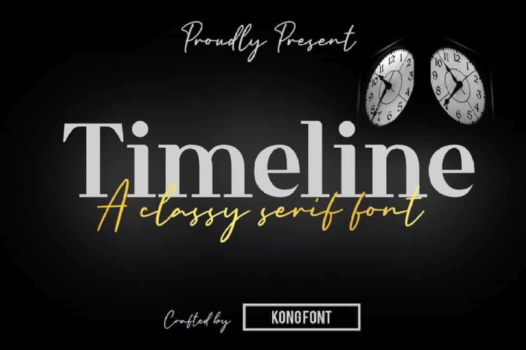 Timeline Font Image 1