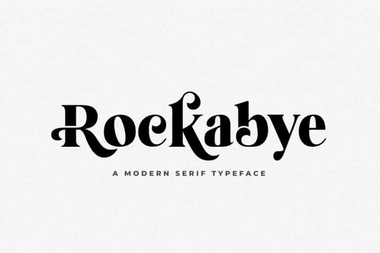 Rockabye Typeface Image 1