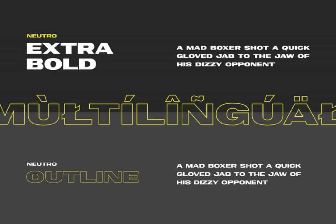 Neutro Font Image 2